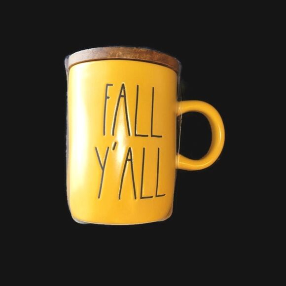 New Rae Dunn Fall Y'all Mug w/ Lid - Picture 1 of 9